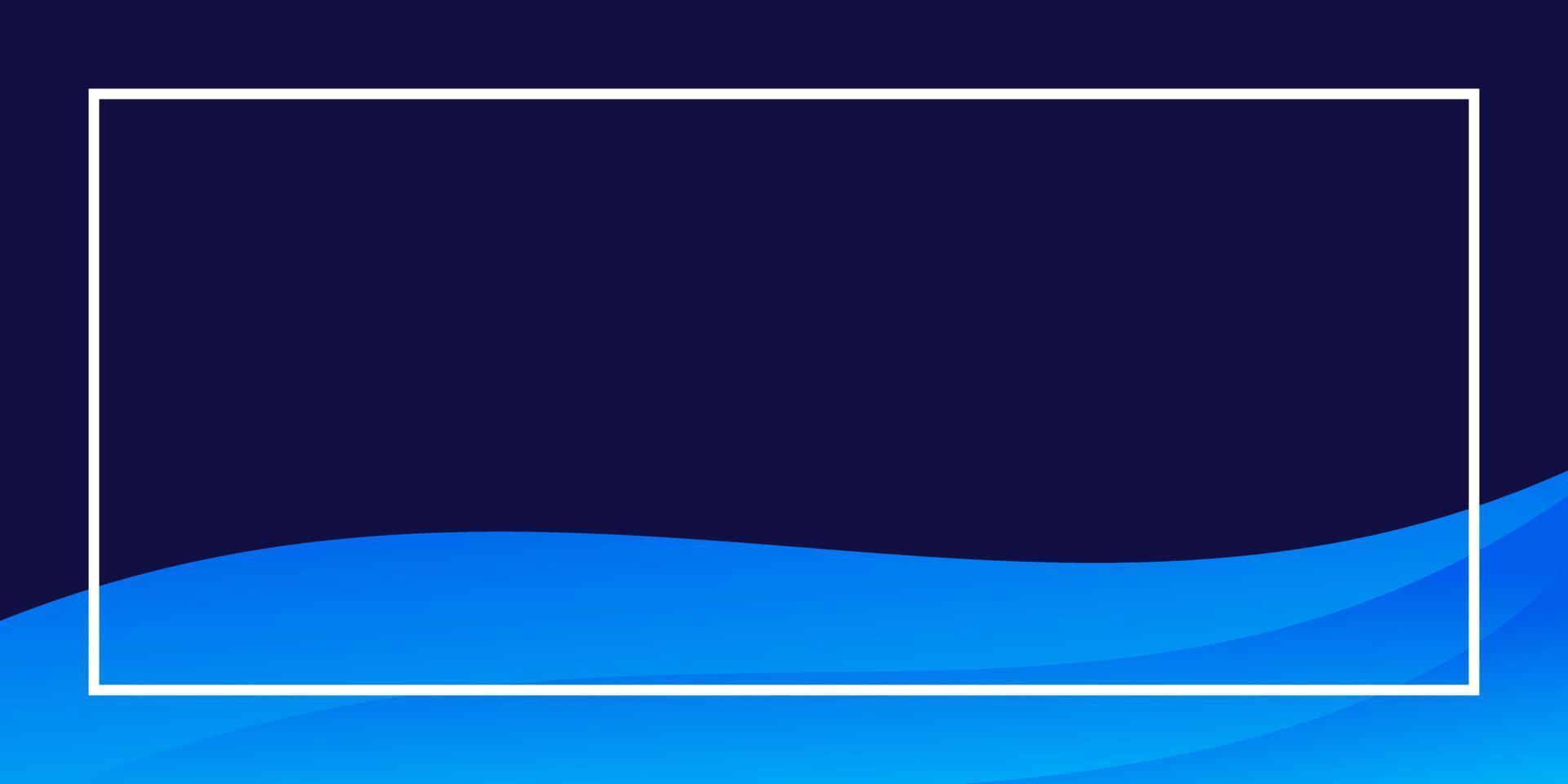 blå bakgrundsdesign med plats för textplacering vektor