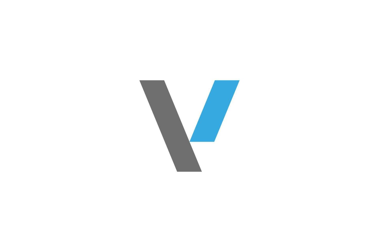 Buchstabe V-Logo. abstrakter Buchstabe V Logo-Design. sauberer und moderner Stil. Vektor-Illustration vektor