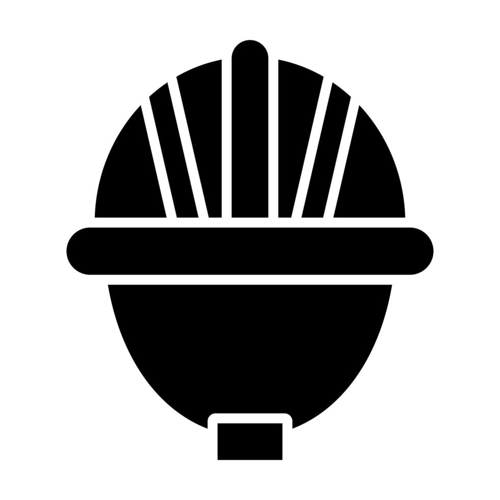 Helm-Glyphe-Symbol vektor