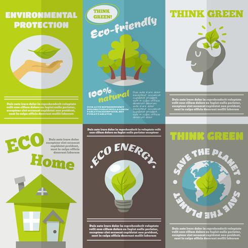 eco energy poster vektor