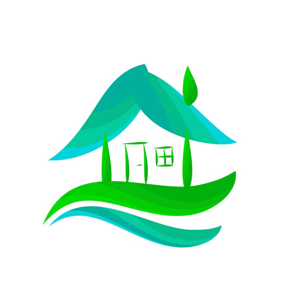 Haus der Natur-Logo-Symbol vektor