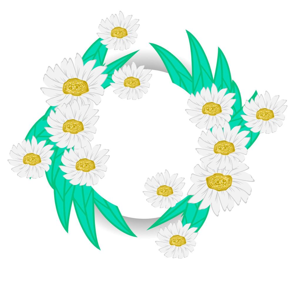 Blumenornament-Vektorillustration vektor