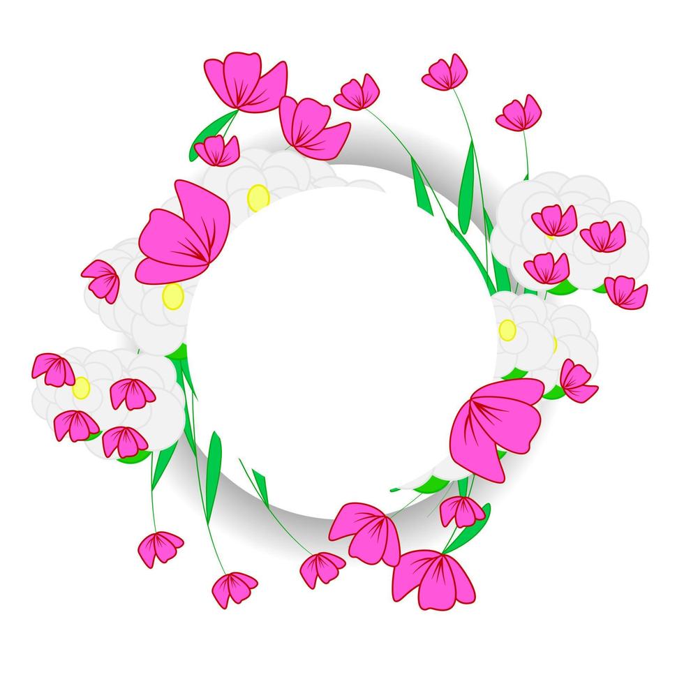 blomma prydnad vektor illustration
