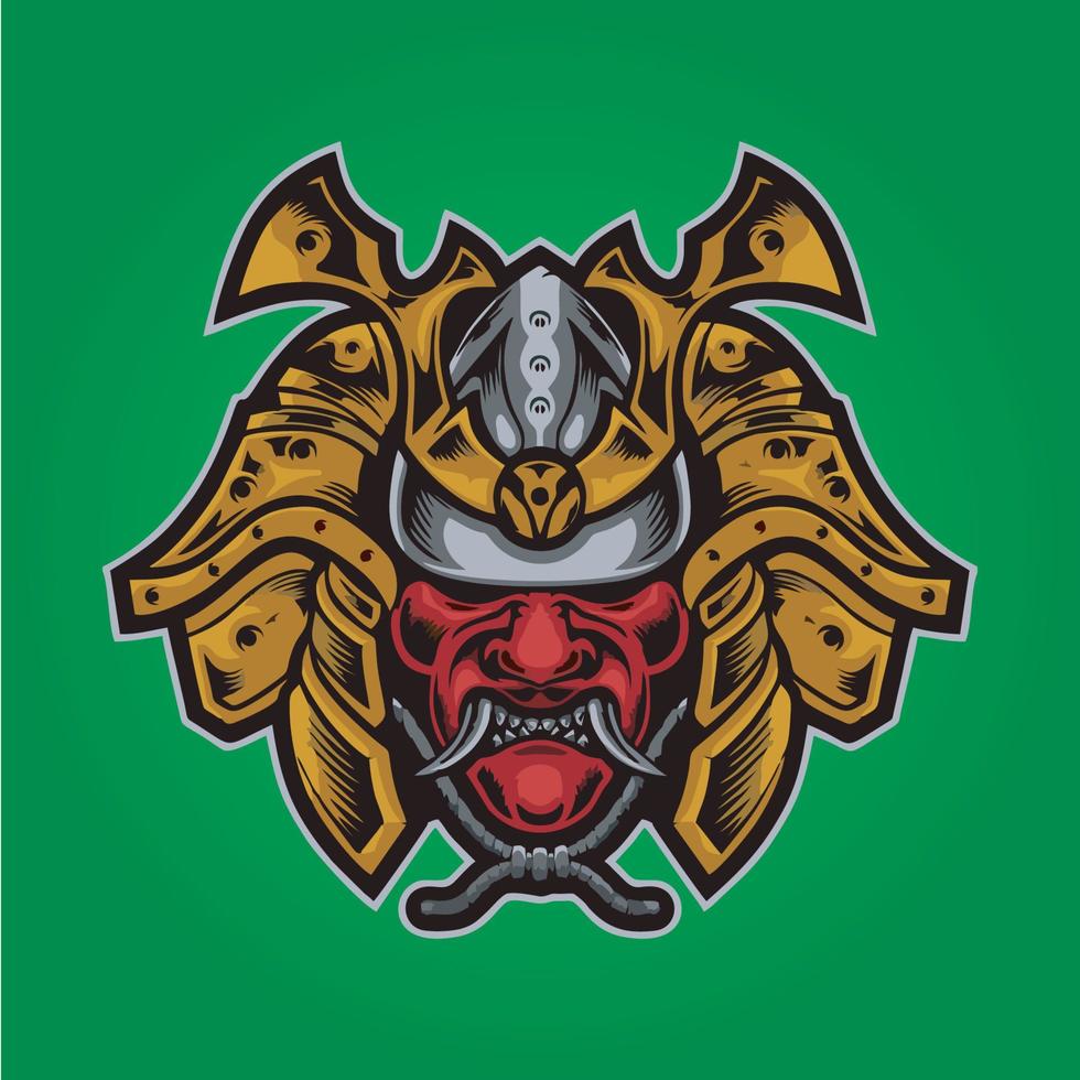 Gamer-Maskottchen-Logo-Design-Vektor, Gamer-Illustration für Sportteam. moderner Illustrator-Konzeptstil für Abzeichen vektor