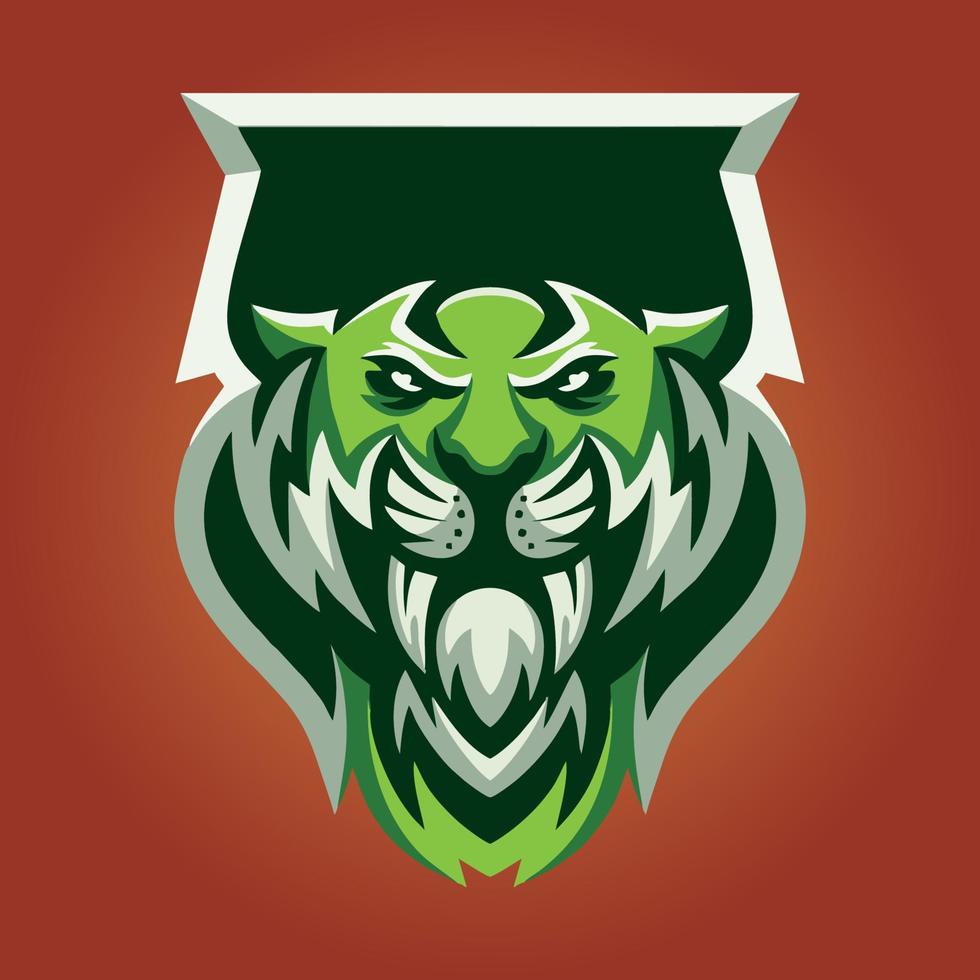 Gamer-Maskottchen-Logo-Design-Vektor, Gamer-Illustration für Sportteam. moderner Illustrator-Konzeptstil für Abzeichen vektor