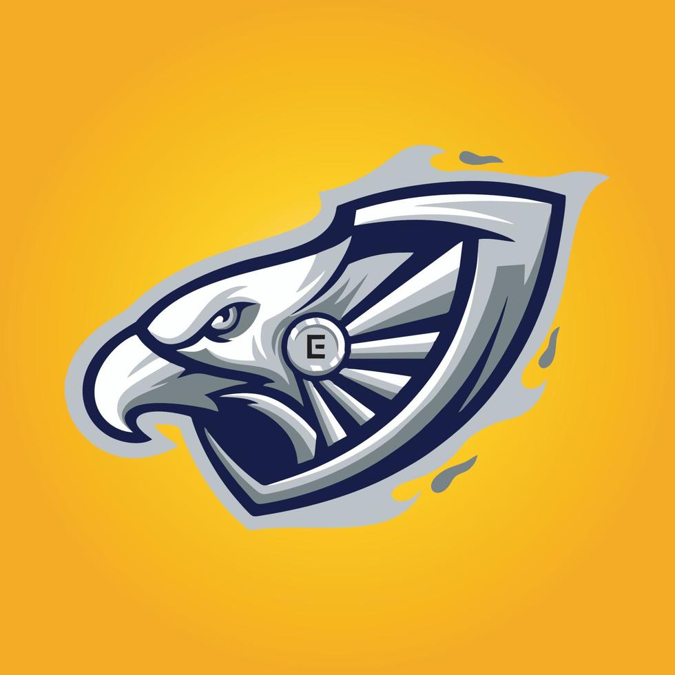 gamer maskot logo design vektor, gamer illustration för sport team. modern illustratör koncept stil för badge vektor