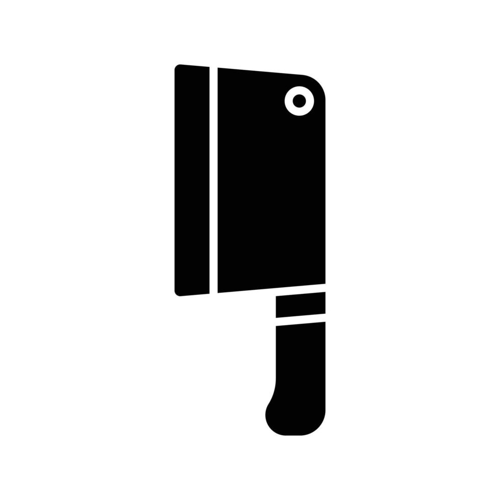 Cleaver-Glyphe-Symbol vektor