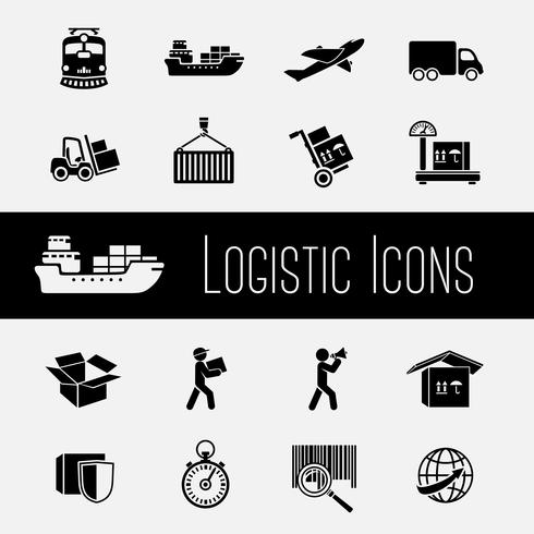 Supply Chain Icons Set vektor