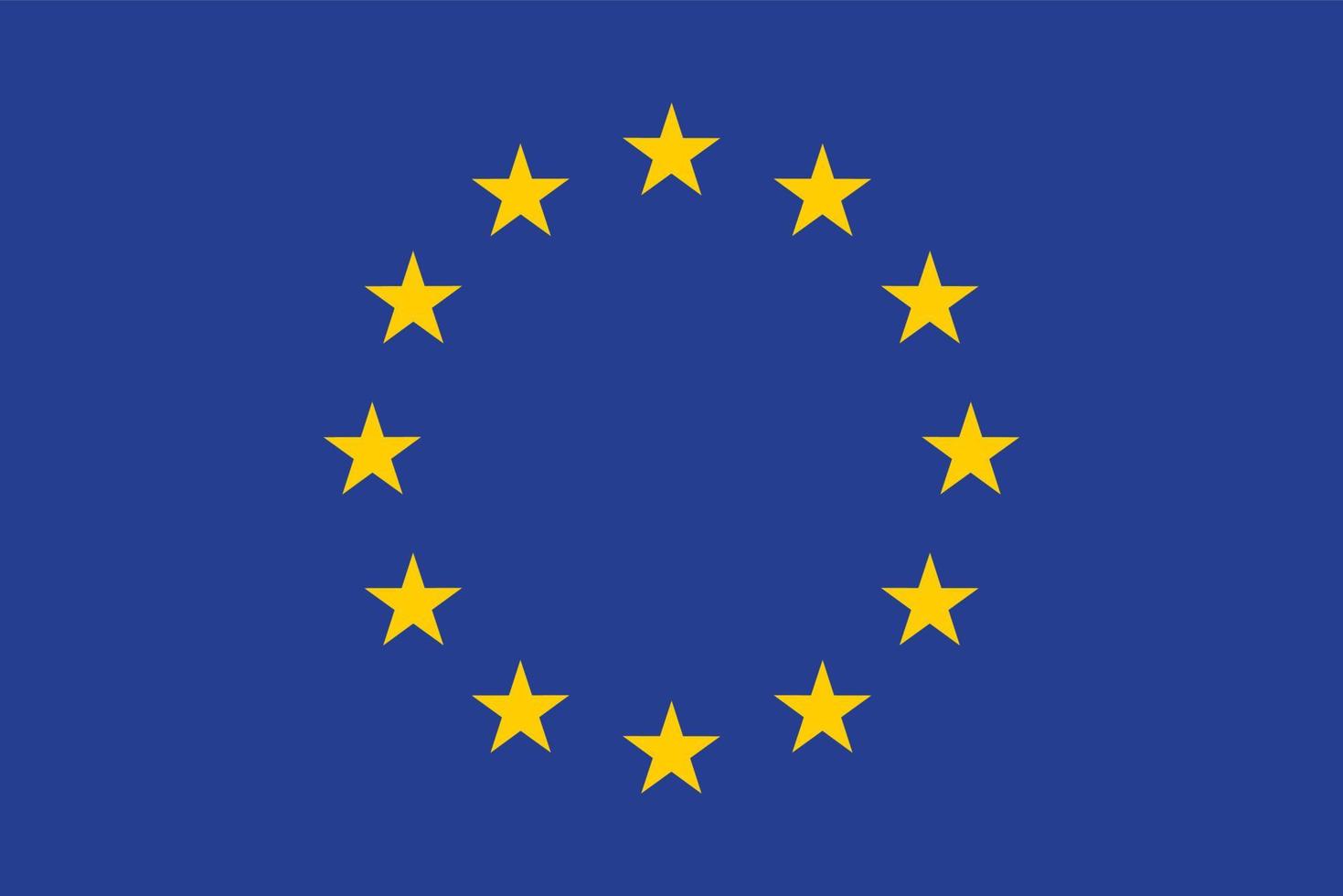 eu flagga vektor