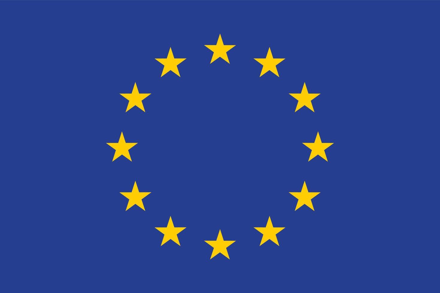 eu-flagge vektor