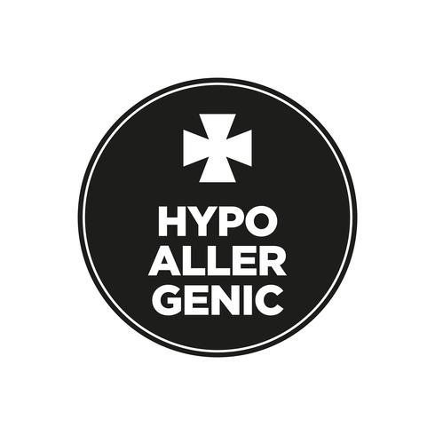 Hypoallergenes Symbol vektor