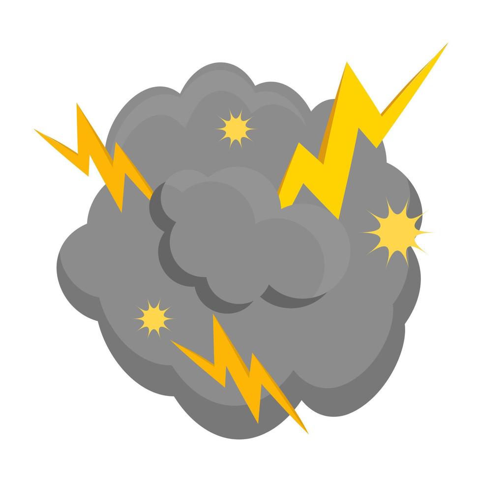 Explosive Feuerballkonzepte vektor