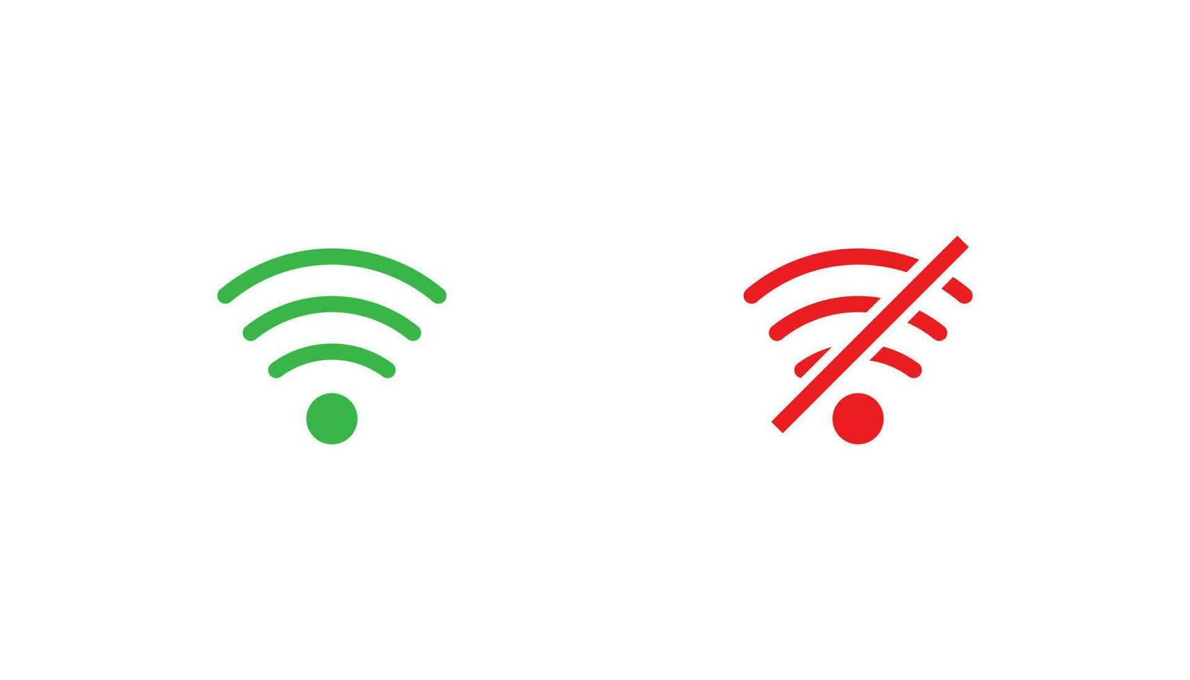 Wifi-Benachrichtigung Symbol Vektor-Design auf weißem Hintergrund vektor