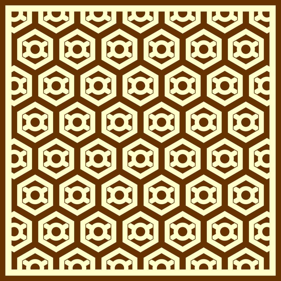brun abstrakt konst seamless mönster vektor