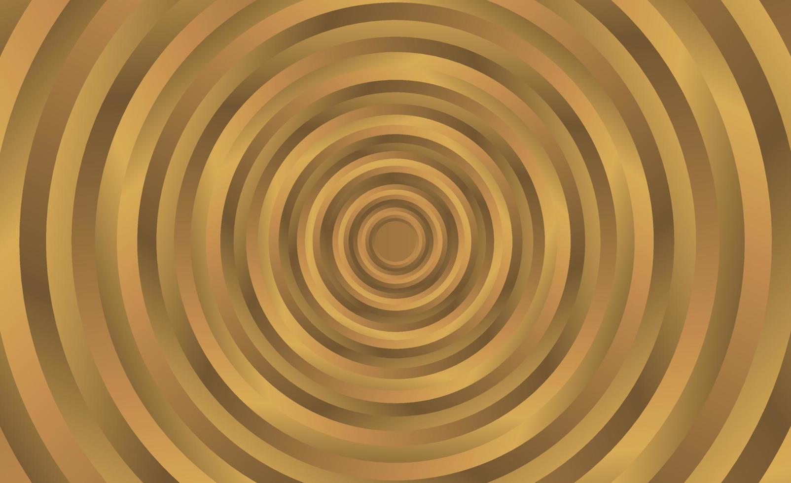 geometrische optische Täuschung Muster Vektor Design goldene Farbe Wallpaper Hintergrund