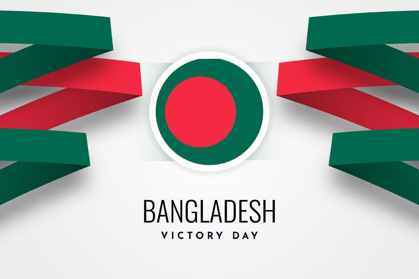 Bangladesch Siegesfeier Vorlagendesign vektor