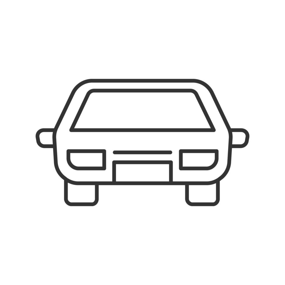 Auto lineares Symbol. Automobil. dünne Linie Abbildung. Transportfahrzeug. Kontursymbol. Vektor isolierte Umrisszeichnung