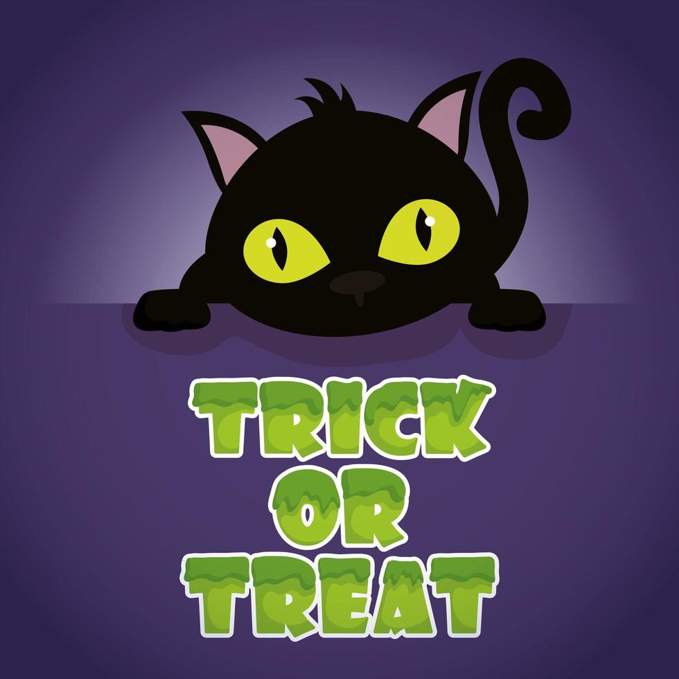 trick or treat glad halloween vektor