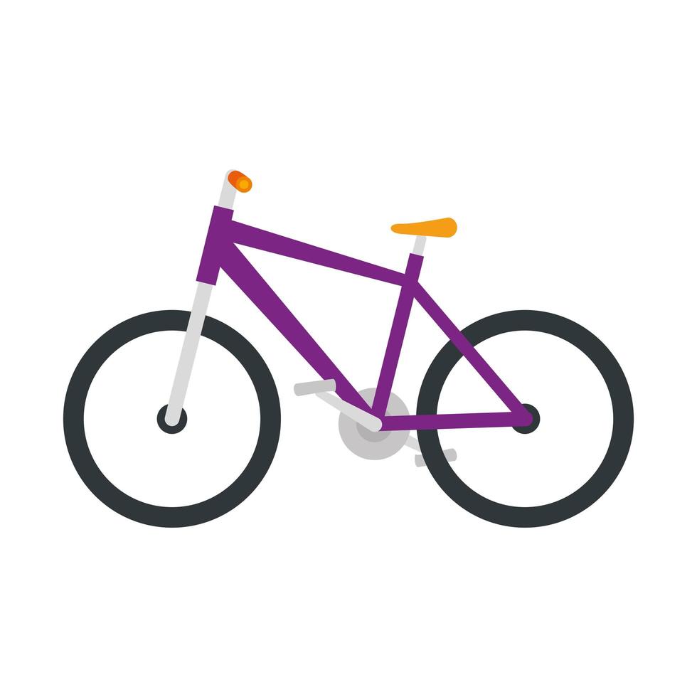 cykel transport ekologi isolerade ikon vektor