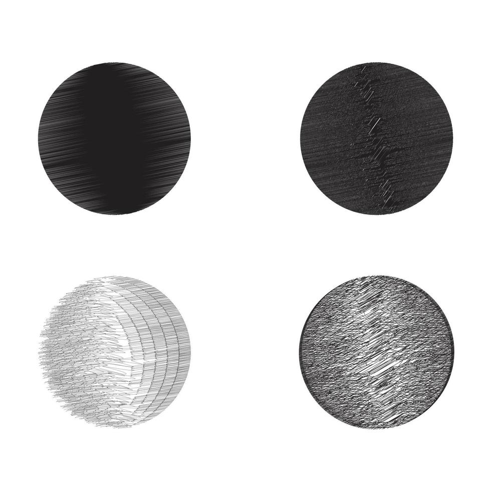 geteilte Mondillustration mit schwarzer Farbe vektor