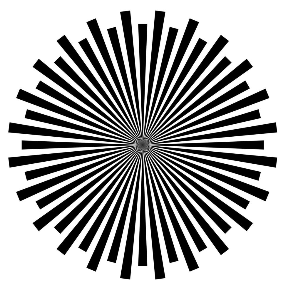 abstrakter psychedelischer Schwarzweiss-Kunsthintergrund. Vektor-Illusion vektor