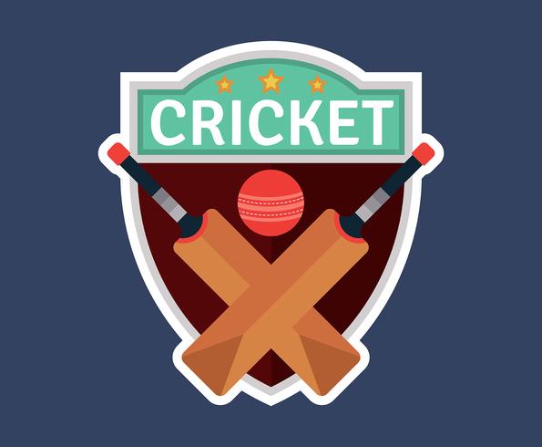 Cricket-Logo vektor