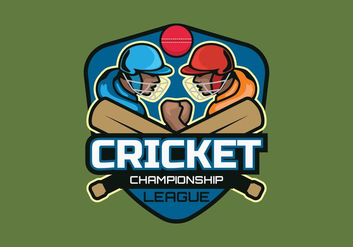 cricket mästerskap vektor illustration