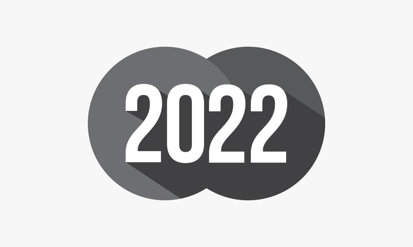 Banner 2020 grauer Farbdesignvektor. vektor