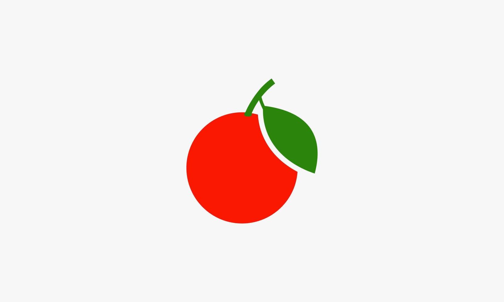 Frische orange Frucht Grafikdesign Vektor. vektor