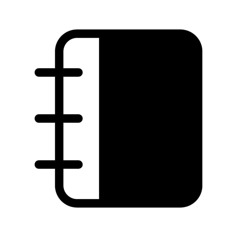 dagbok ikon symbol design illustration vektor