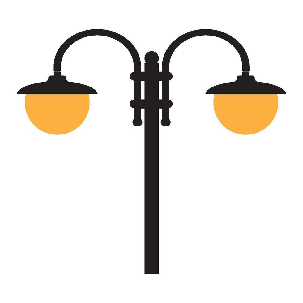 Garten Lampe Logo vektor