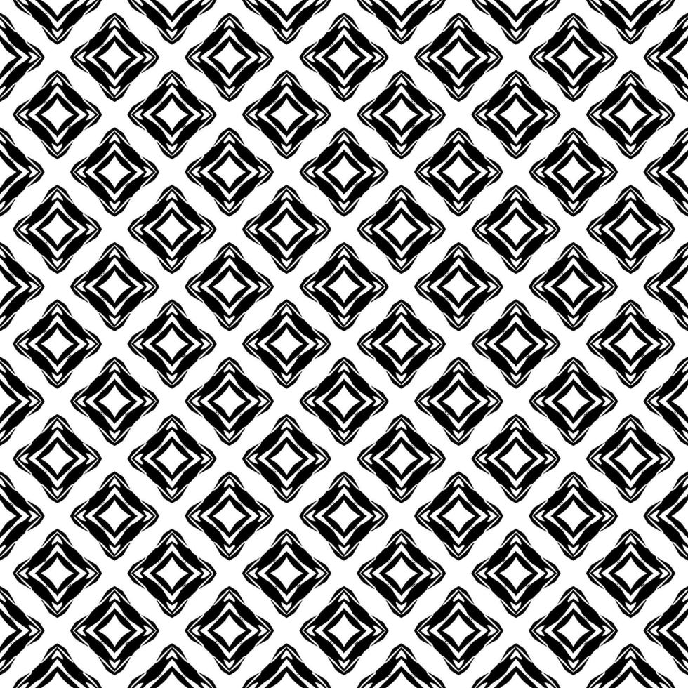 Schwarz-Weiß-Oberflächenmuster Textur. bw dekoratives Grafikdesign. Mosaik Ornamente. Mustervorlage. vektor