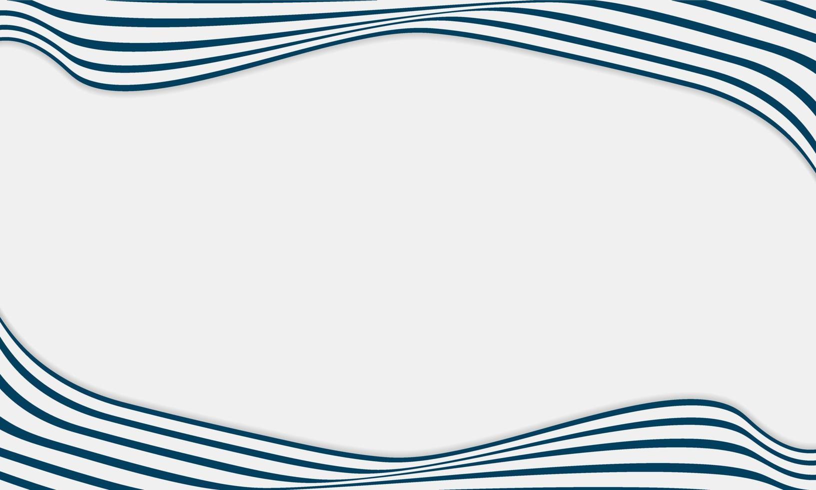 abstrakt randig bakgrund i vitt och blått med vågiga linjer mönster. vektor