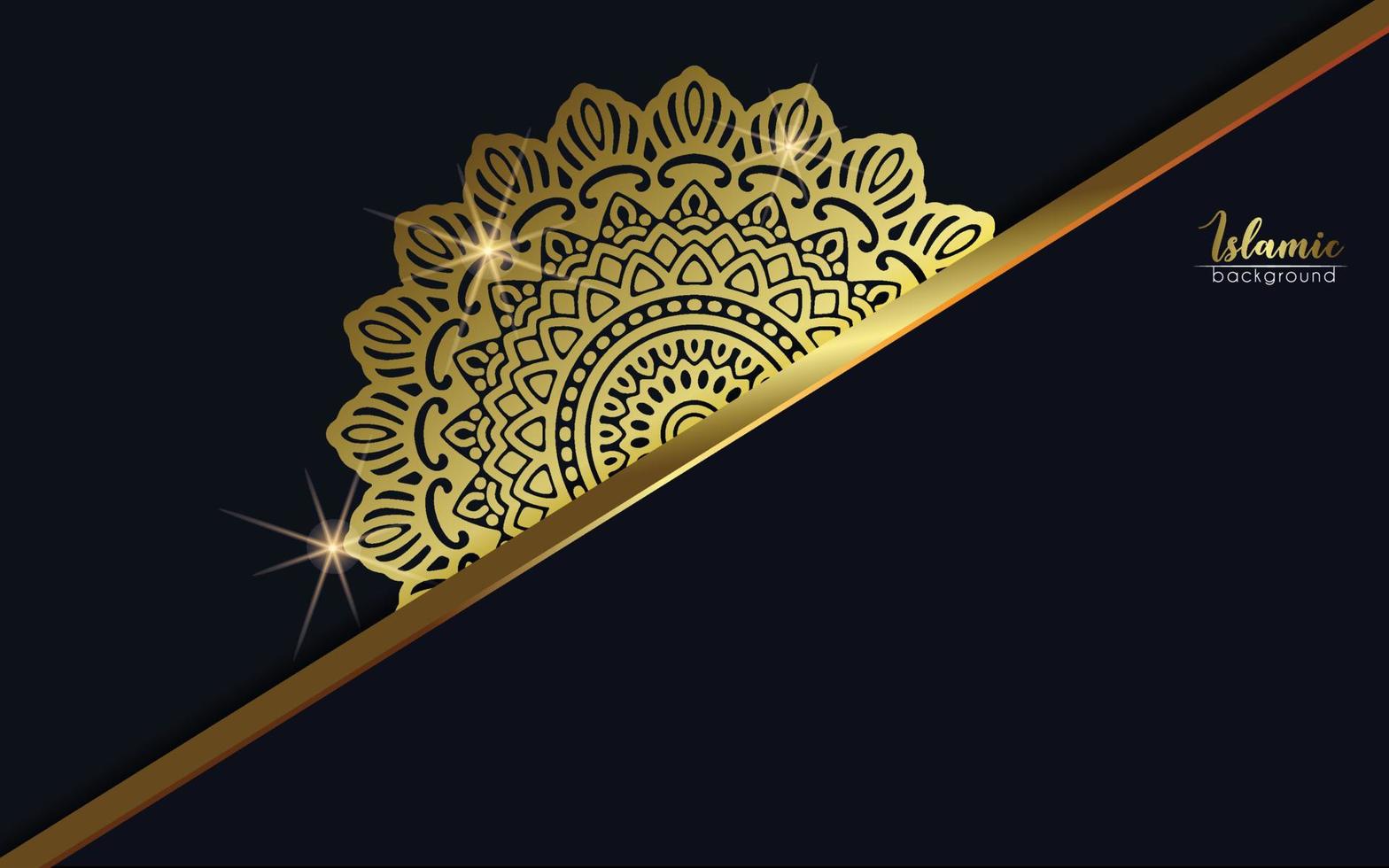Mandala-Vorlage mit eleganten, klassischen Elementen. ideal für Einladung, Flyer, Menü, Broschüre, Hintergrund vektor