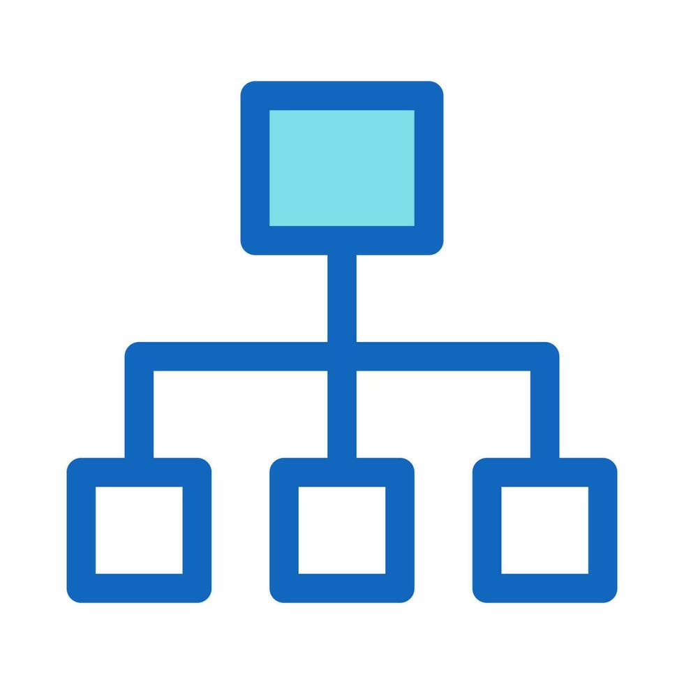 Symbol für den Hierarchie-Gliederungsstil vektor