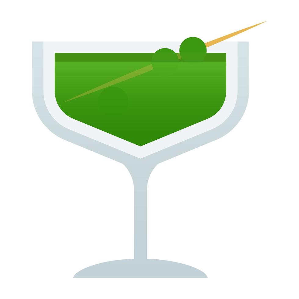 martini cocktail koncept vektor