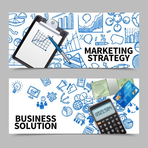 Marketing-Banner-Set vektor