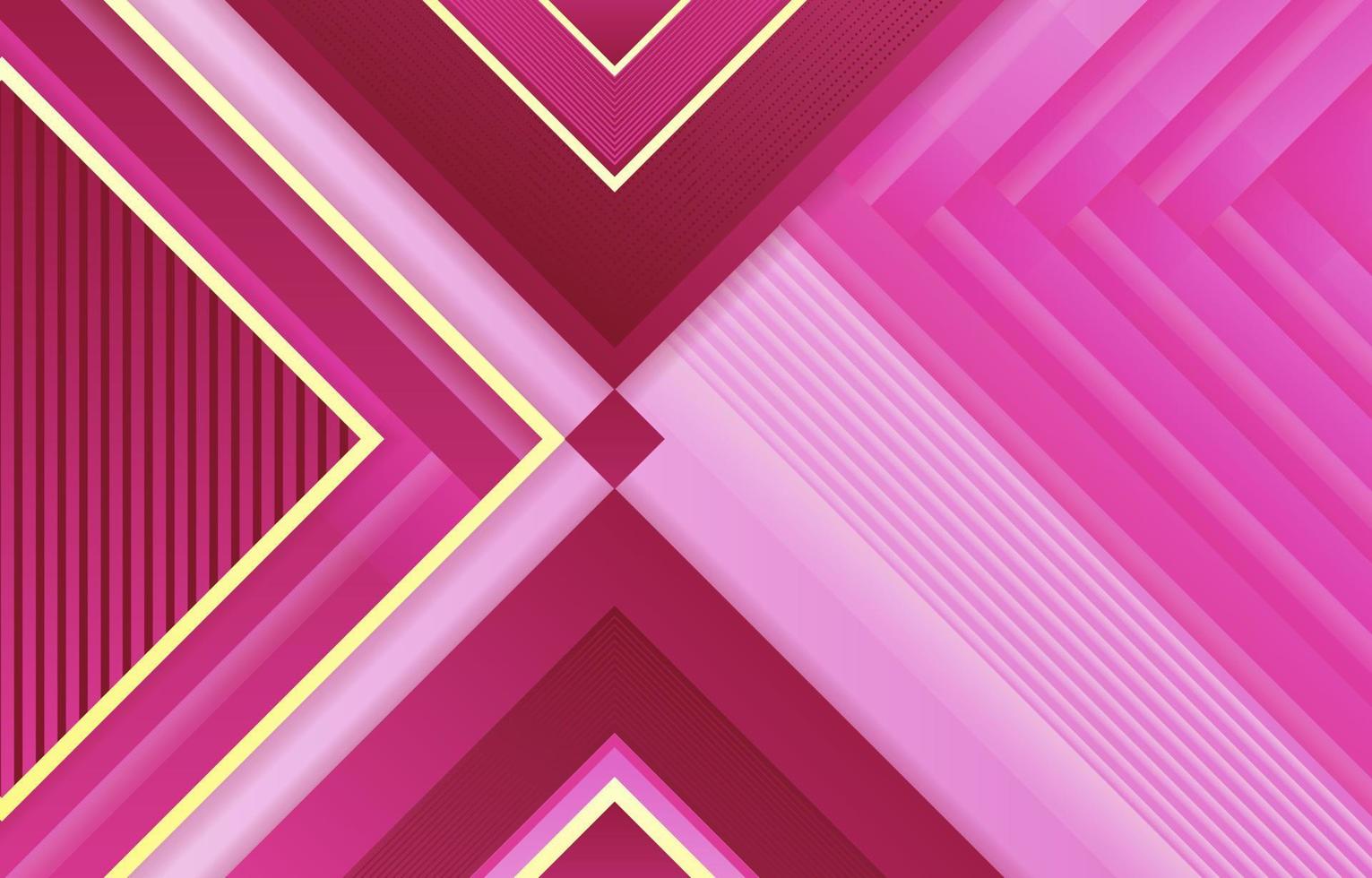 geometrischer rosafarbener Hintergrund vektor