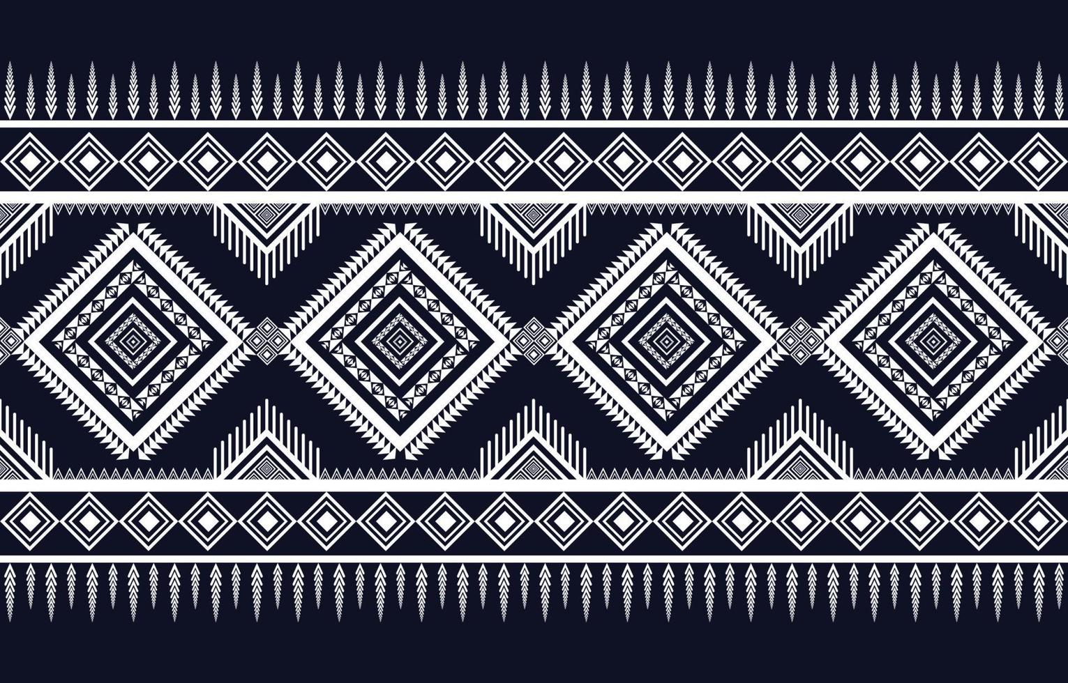 ethnische abstrakte geometrische Musterdesigns für Hintergründe oder Tapeten, Teppiche, Batik, traditionelle Textilien, native Muster. Vektor-Illustration vektor