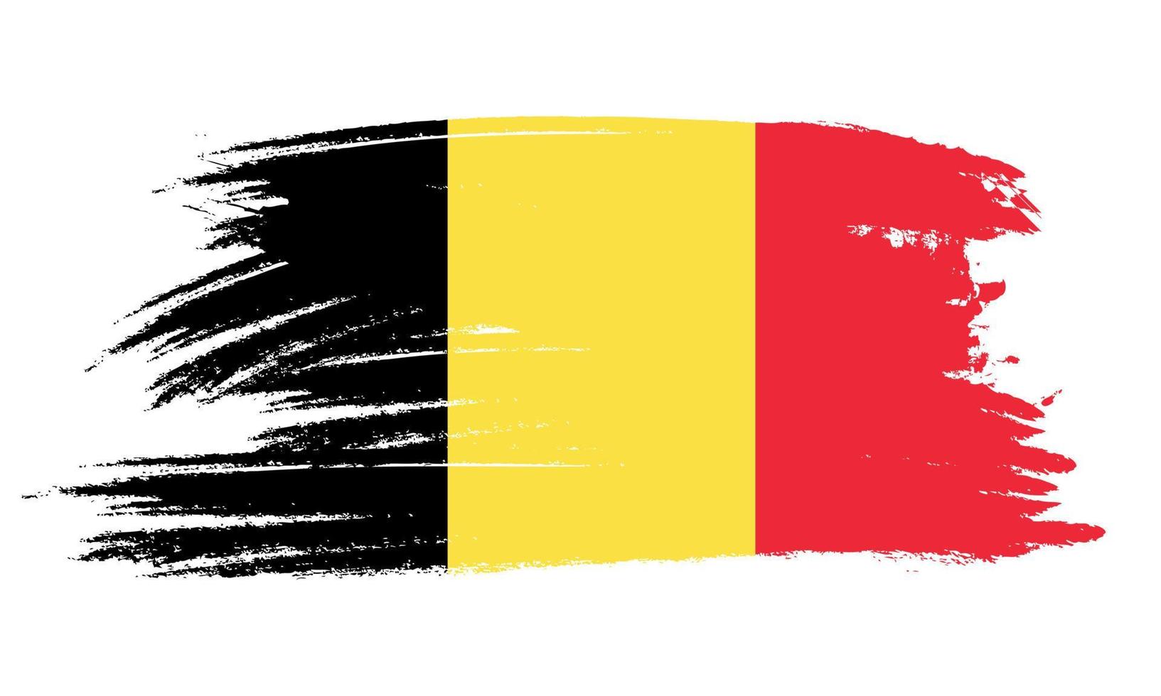 Vektor-Belgien-Flagge, Illustration der belgischen Flagge, Bild der belgischen Flagge, Bild der belgischen Flagge, Vektorillustration vektor