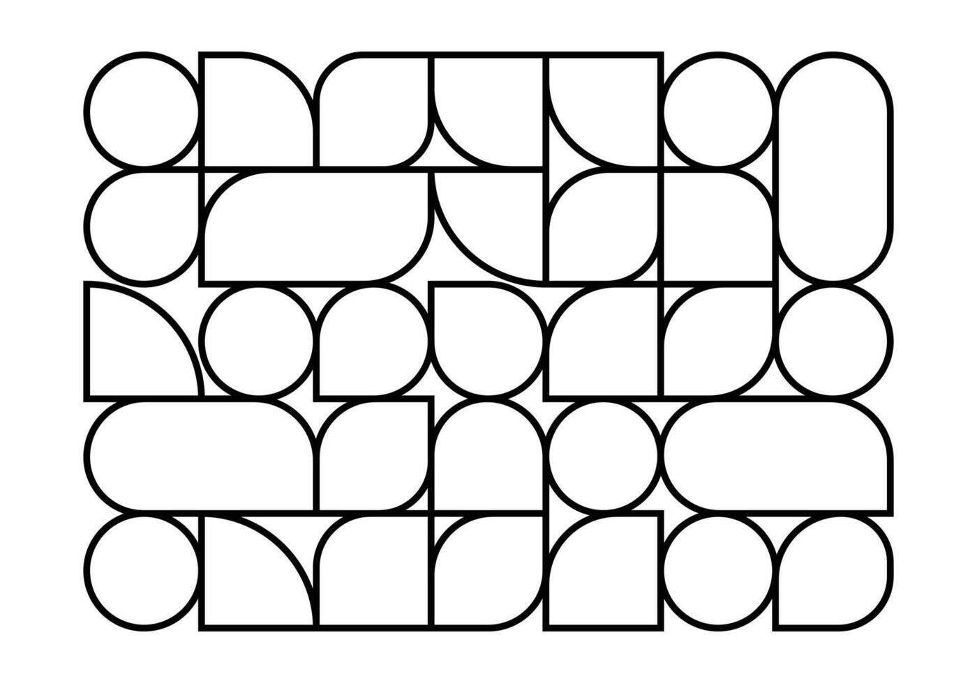 ein weißes geometrisches Muster in der Vektorgrafik. kreative Dekoration für das zeitgenössische Design. ein trendiger Kunsthintergrund. vektor