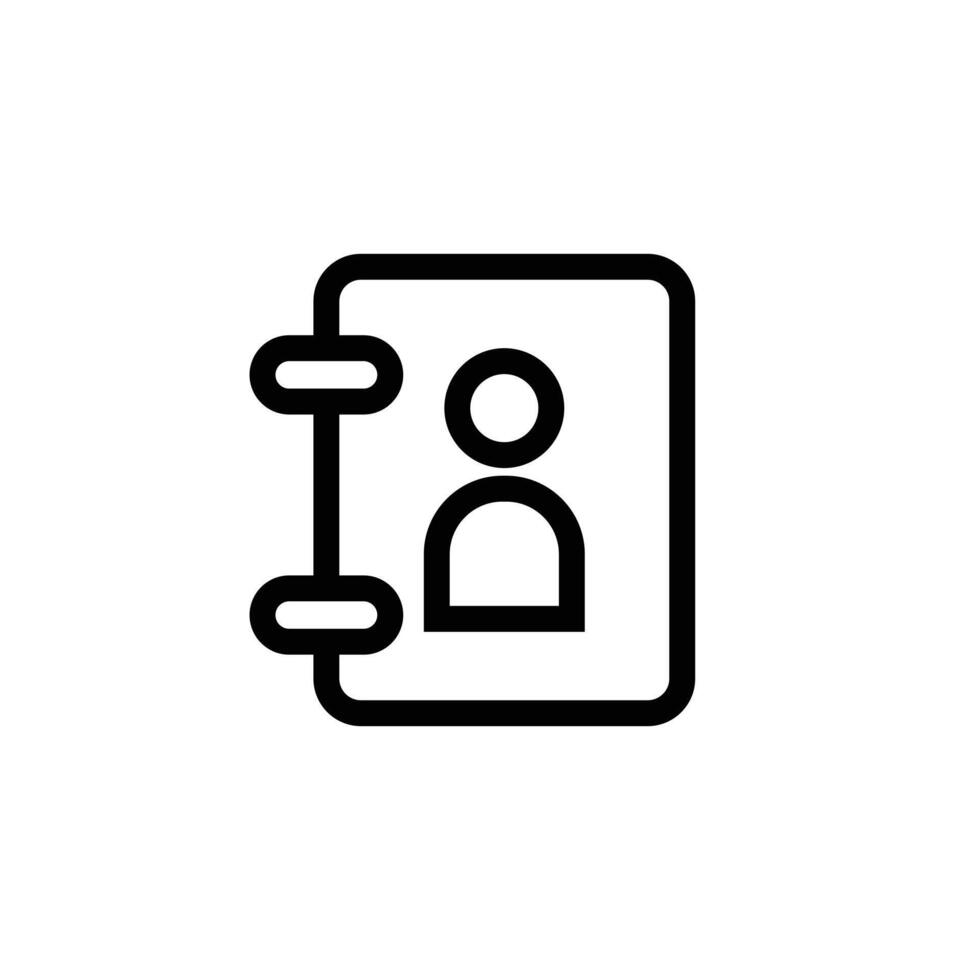 Icons Set Sammlung von digitalen Netzwerken und Kommunikation. ein minimaler Umrissstil eines Kontaktsymbols. ein einfaches Symbol im ungefärbten Stil. vektor