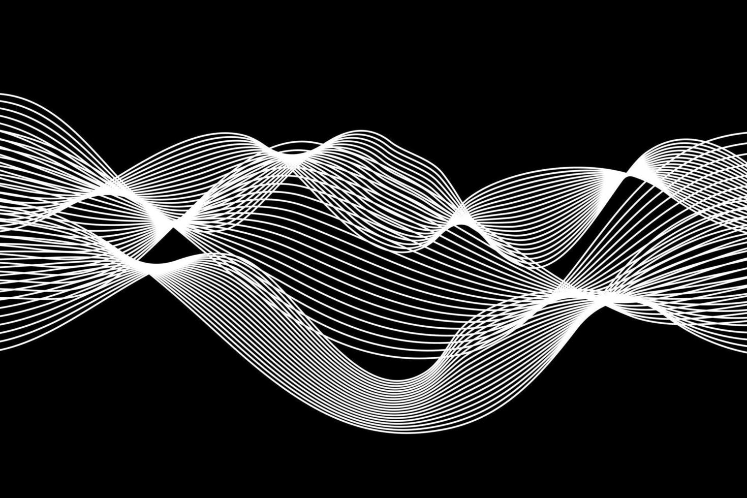 abstraktes Wellenelement für Design. digitaler Frequenzspur-Equalizer. vektor