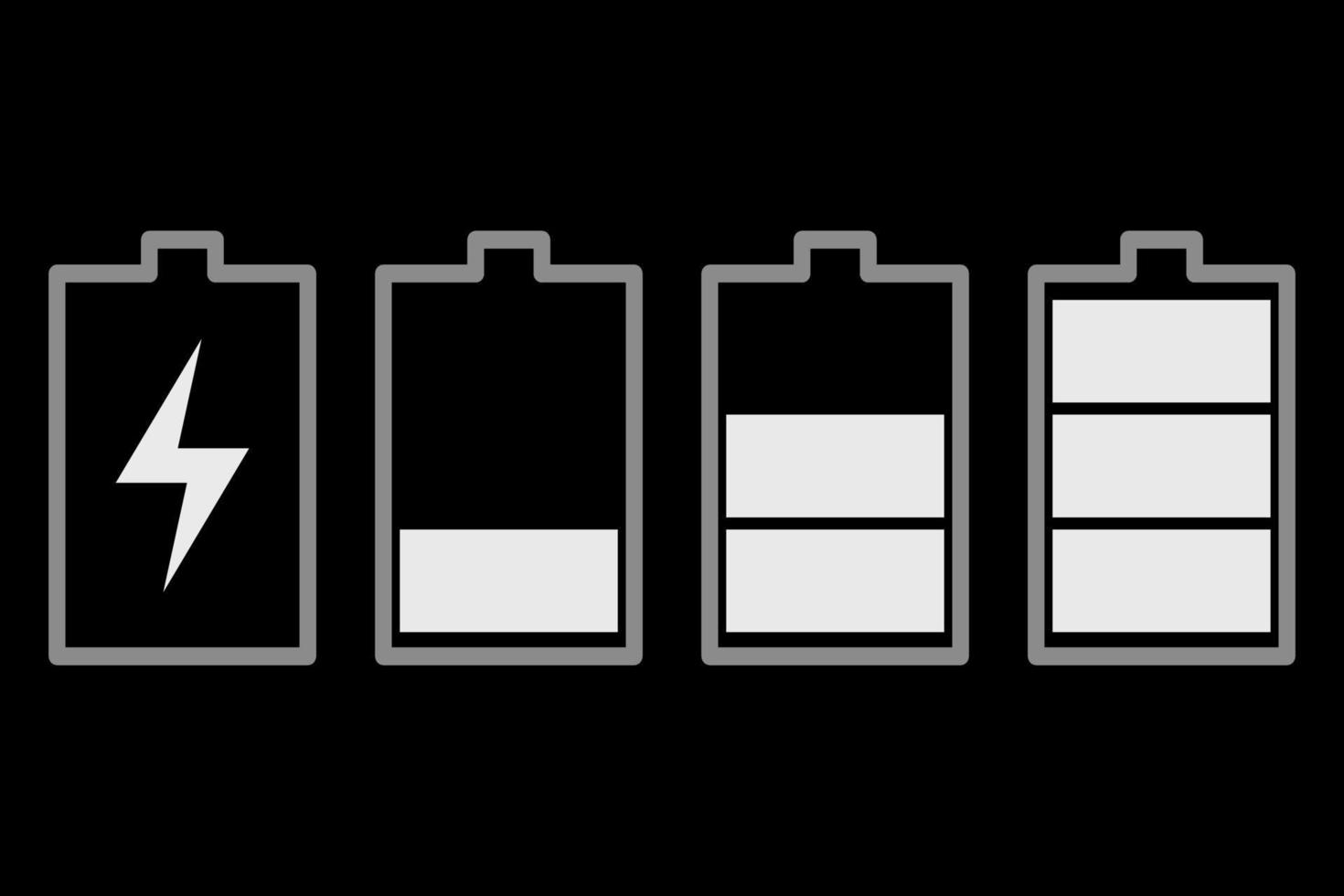 batteriladdning illustration isolerad på vit bakgrund vektor