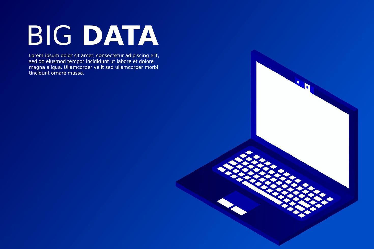 isometrischer Vektorsatz von Computer-Laptop-Tablet-PC und Smartphone vektor