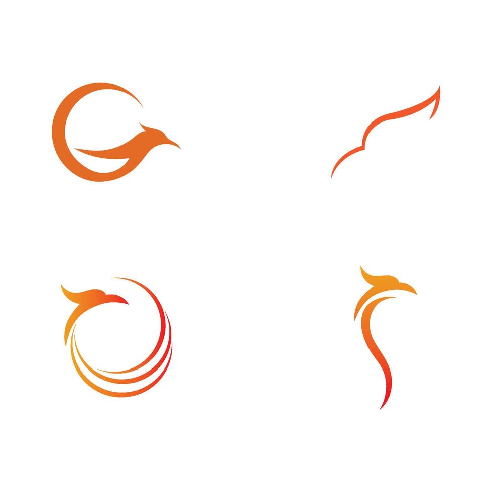 phoenix logotyp design vektor illustration