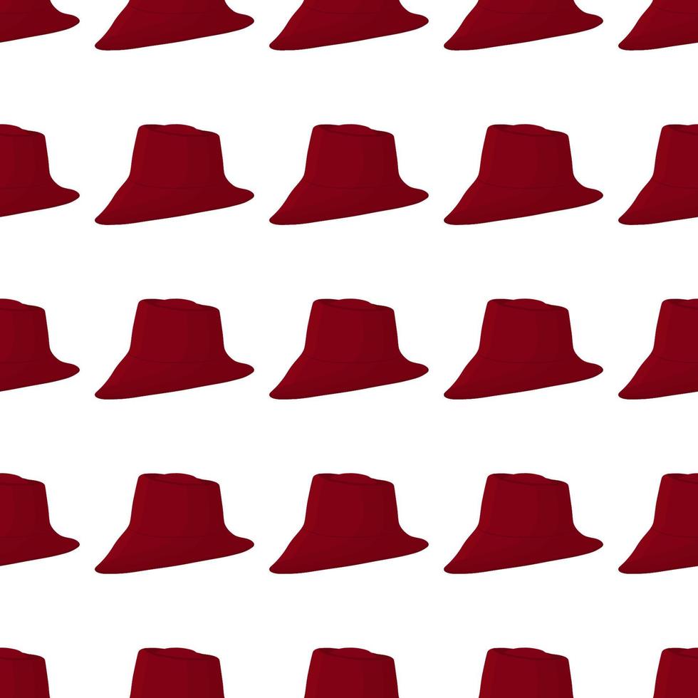 Illustration zum Thema farbiges Muster Hüte Fedora vektor