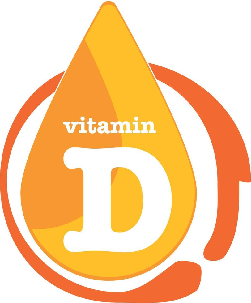 vitamin d sol ikon logotyp samling set, kropp kolekalciferol. gyllene droppe vitamin komplex droppe. medicinsk för heath vektorillustration vektor