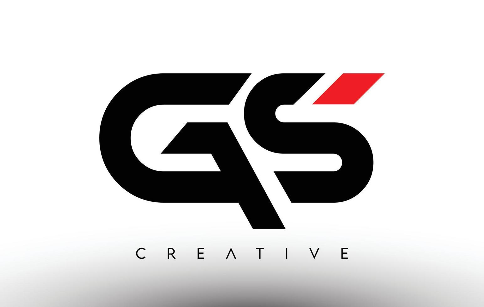 gs kreatives modernes brieflogo-design. gs Symbol Buchstaben Logo Vektor