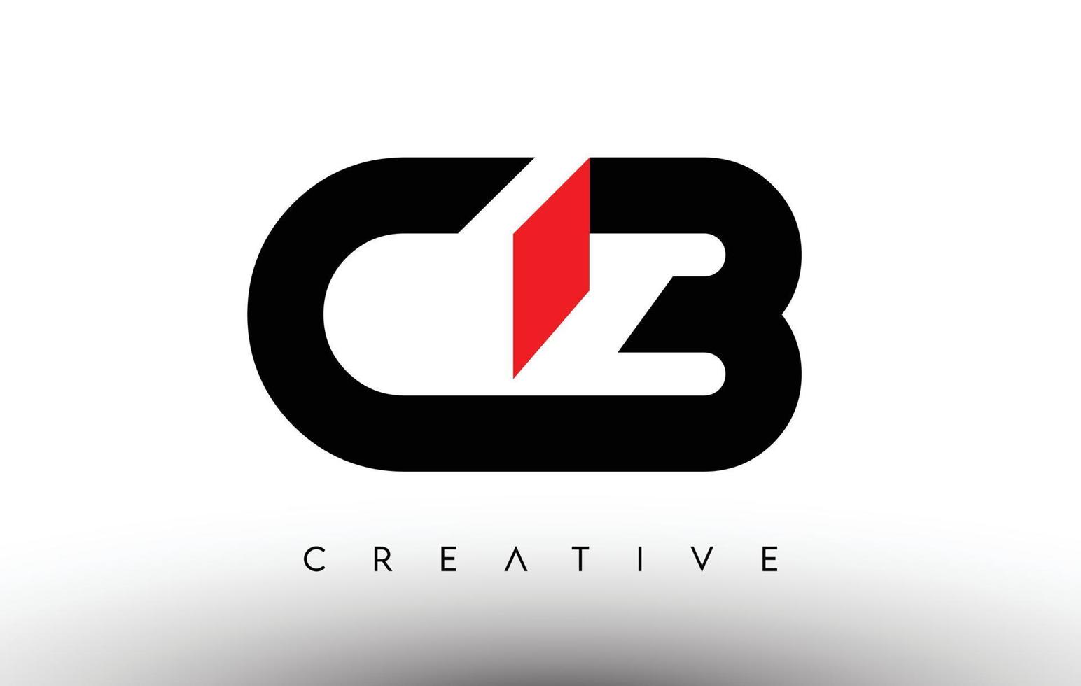 cb kreativ modern bokstavslogotypdesign. cb ikon bokstäver logotyp vektor
